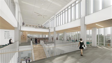 Library interior