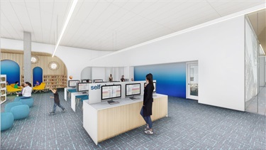 Library interior