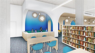 Library interior