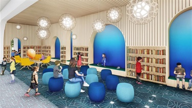 Library interior