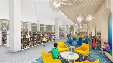 Library interior