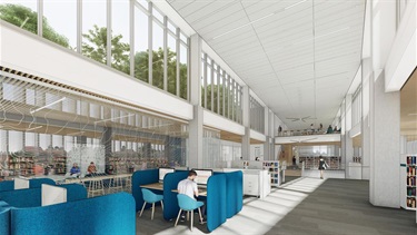Library interior