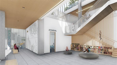 Library interior