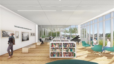 Library interior