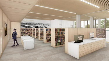 Library interior