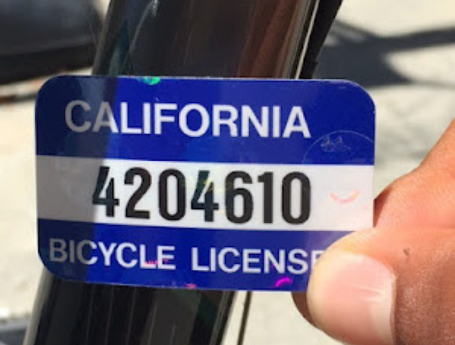 Bicycle license