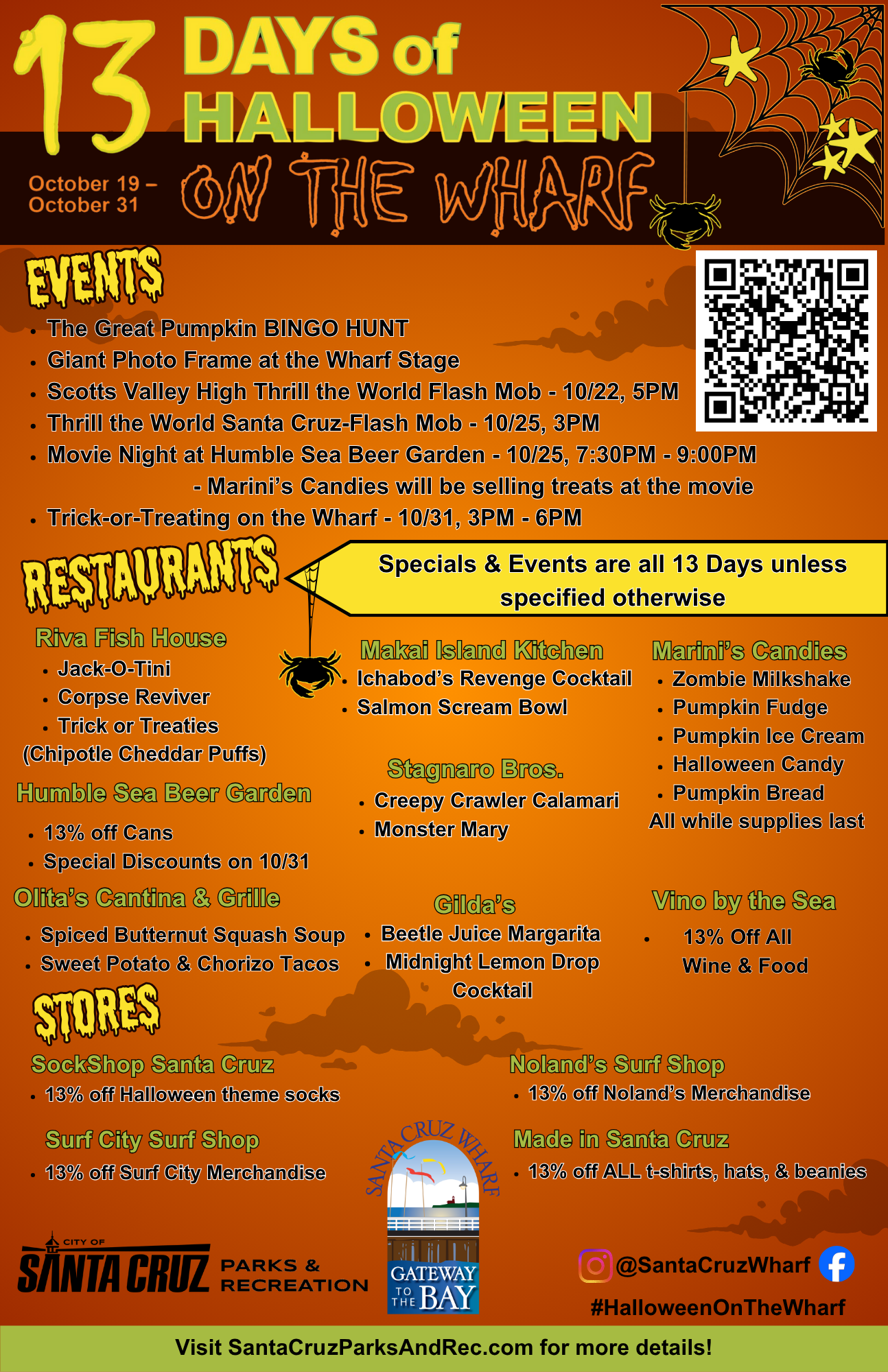 2025 Halloween on the Wharf Poster