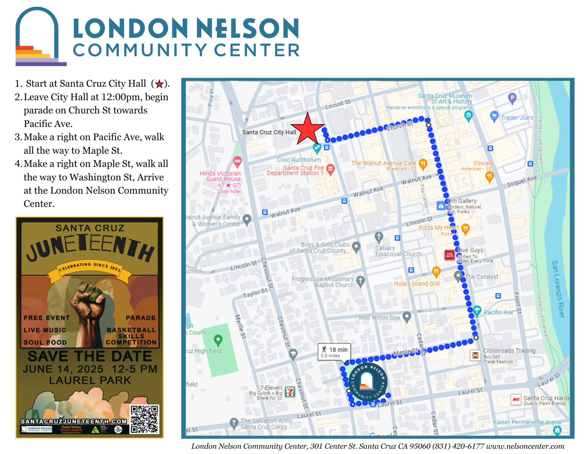 Juneteenth event map