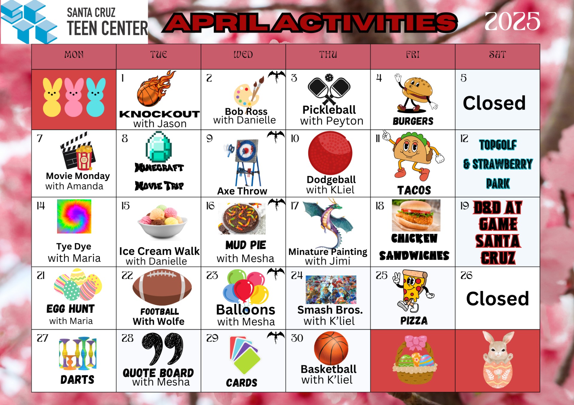 April calendar