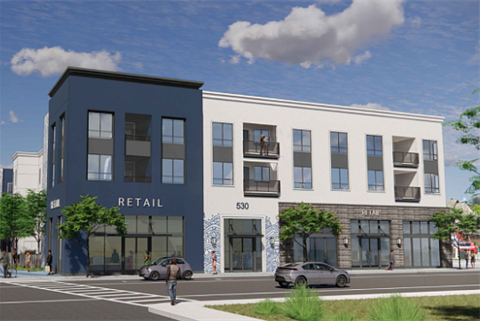 CENTER STREET, 524, 532, 538 - CENTER/CEDAR PROJECT, CALVARY CHURCH
